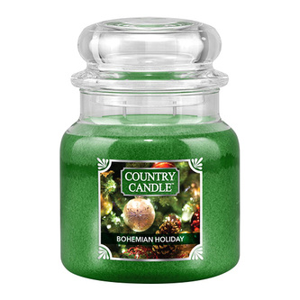 Svíčka ve skleněné dóze Country Candle, Bohémské svátky, 453 g