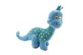 Dinosaurus stojící modrý plyš 30cm v sáčku 0+