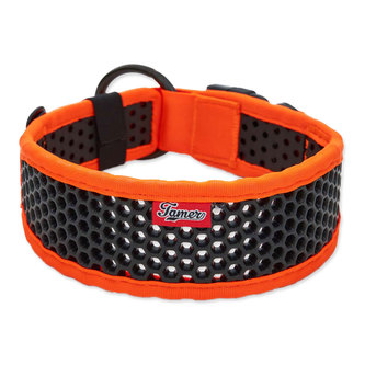 Obojek TAMER Softy - 6,3 x 45-51 cm - oranžovočerný Obojek TAMER Softy - 6,3 x 45-51 cm - oranžovočerný