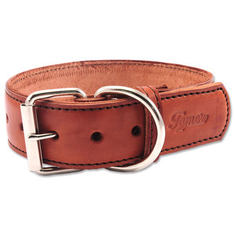 Obojek TAMER kožený 5 / 65 cm hnědý