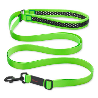 Vodítko TAMER Softy prodlužovací - šířka 2,8 cm - zelenočerné