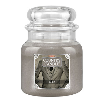 Svíčka ve skleněné dóze Country Candle, Pan Grey, 453 g