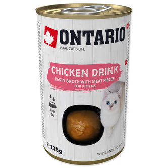 ONTARIO Kitten Drink Chicken