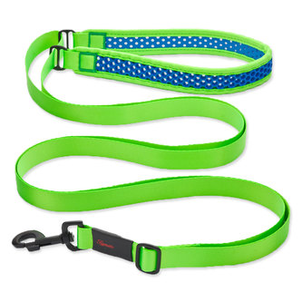 Vodítko TAMER Softy prodlužovací - šířka 2,8 cm - zelenomodré