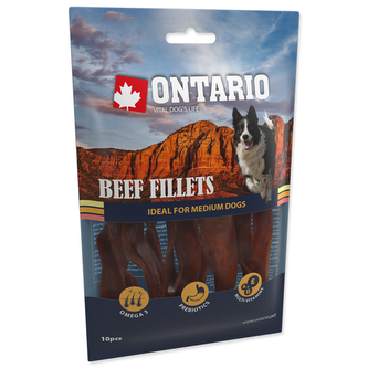 Snack ONTARIO Dog Rawhide Beef Fillets