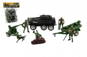 Sada vojáci s doplňky plast v sáčku 24x32cm