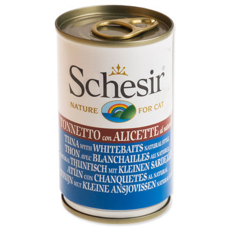 Konzerva SCHESIR Cat tuňák + sleď