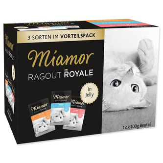 Kapsičky MIAMOR Ragout Royale krůta, losos, telecí v želé multipack