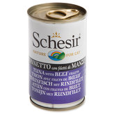 Konzerva SCHESIR Cat tuňák + hovězí