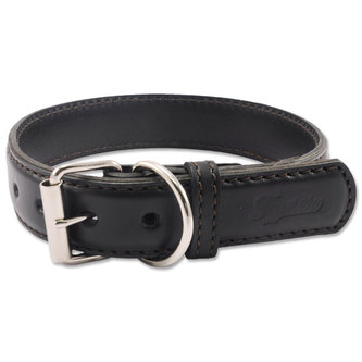 Obojek TAMER kožený 3 / 45 cm černý