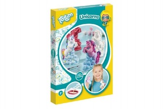 Sada jednorožci sádrové odlitky v krabici 18x27x3,5cm