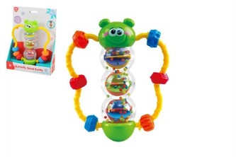 Chrastítko motýl plast 15cm v krabičce 17x23x6cm 6m+