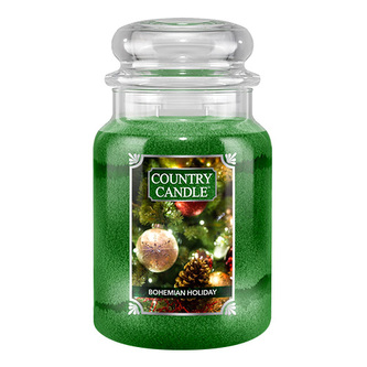 Svíčka ve skleněné dóze Country Candle, Bohémské svátky, 680 g