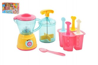 Výroba zmrzliny/formičky na nanuky plast 8ks na baterie v krabici 33x24x13cm