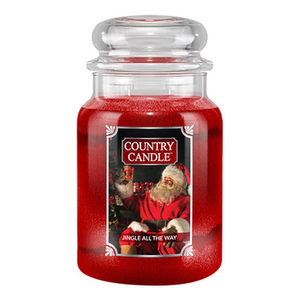 Svíčka ve skleněné dóze Country Candle, Rolničky, 680 g