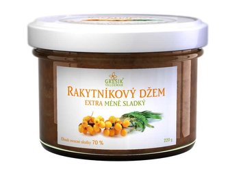 Grešík Džem Rakytníkový extra Méně sladký 220 g