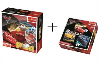 PACK Hra Boom Boom CARS 3 + puzzle 3v1 grátis v krabici