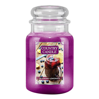 Svíčka ve skleněné dóze Country Candle, Borůvková limonáda, 680 g