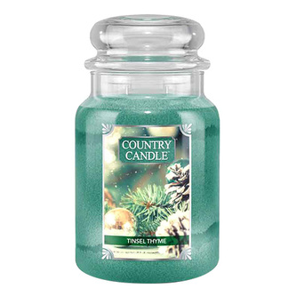 Svíčka ve skleněné dóze Country Candle, Tymián, 680 g