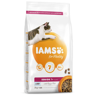 IAMS for Vitality Senior Cat Food with Ocean Fish