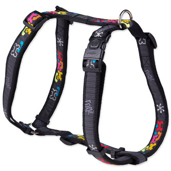 Postroj ROGZ Fancy Dress Multi Bone XL