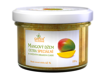 Grešík Džem Mangový extra Méně sladký 220 g