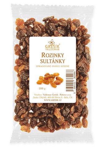 Grešík Rozinky Sultánky 200 g