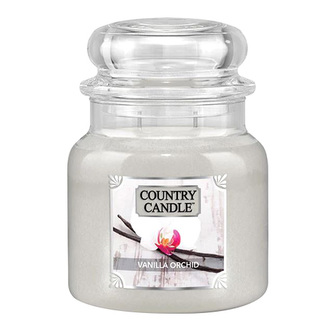 Svíčka ve skleněné dóze Country Candle, Vanilková orchidej, 453 g