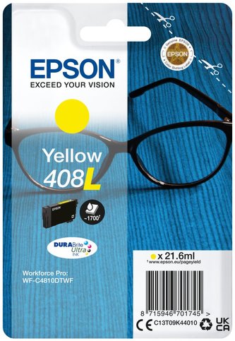 EPSON inkoustová náplň Singlepack 408L DURABrite Ultra Ink/ C4810DTWF/ Žlutá EPSON inkoustová náplň Singlepack 408L DURABrite Ultra Ink/ C4810DTWF/ Žlutá