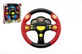 Volant plast 25cm na baterie se světlem se zvukem v krabici 26x26x5cm
