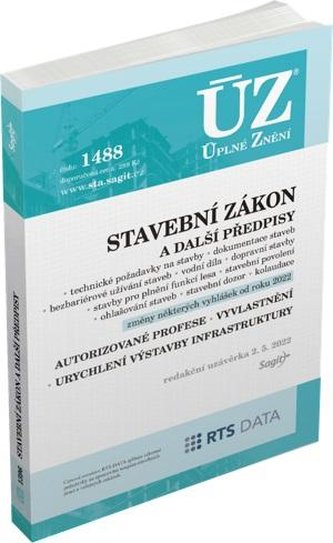 ÚZ 1488 Stavební zákon, vyhlášky a další předpisy