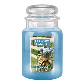 Svíčka ve skleněné dóze Country Candle, Zamilovaný venkov, 680 g