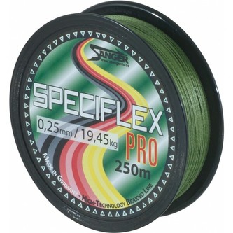 Pletená šňůra Speciflex Pro, 250m zelená průměr: 0,35 mm