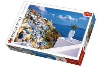 Trefl Puzzle Řecko Santorini 1500 dílků