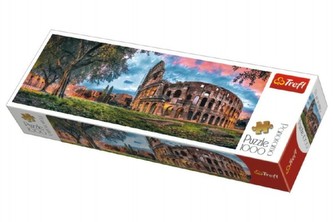 Panoramatické Puzzle: Koloseum za úsvitu 1000 dílků