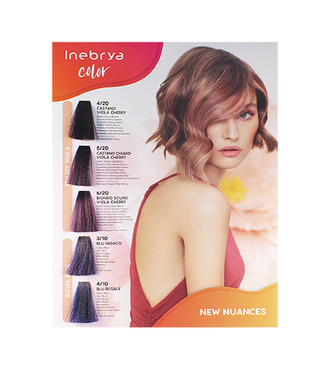Inebrya Color Presentoir 5 Nuance vklad do vzorníku