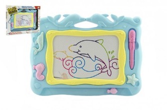 Magnetická tabulka kreslící plast 18x12cm v krabici 37x28x4cm