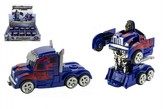Transformer auto kamion tahač/robot plast 13cm 10ks v boxu