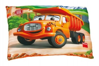 Polštářek plyšový Tatra sklopka 40x30cm v sáčku 0+