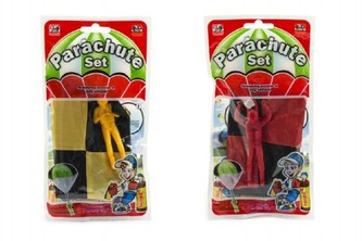 Parašutista nylon létající 12cm v sáčku 36 ks v boxu