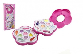 Sada na líčení šminky plast v krabici 18x39x4cm