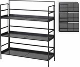 Stojan na květiny kovový skládací 3 patra 90 cm