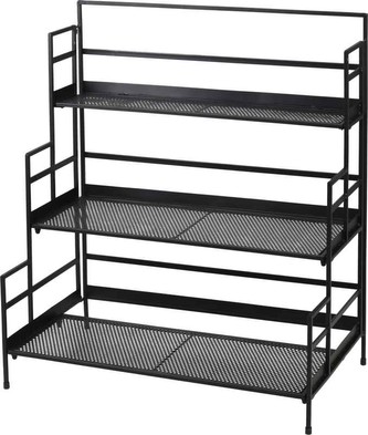 Stojan na květiny kovový 3 patra 91 cm