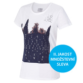 Dámské bavlněné triko Tee Forest L bílá - M