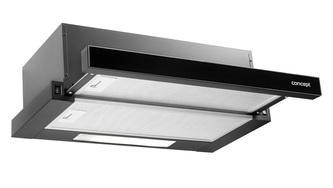 OPV3560bc Vestavný odsavač výsuvný 60cm BLACK