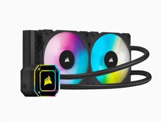 CORSAIR vodní chlazení iCUE H115i ELITE CAPELLIX, 280mm Radiator, Dual 140mm ML RGB Fans, Software Control