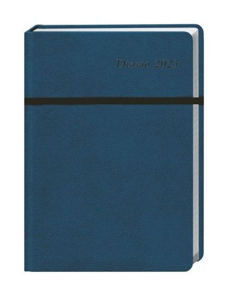 Diario Wochen-Kalenderbuch A5, blau 2023