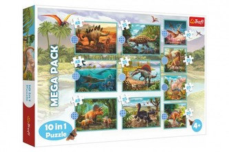 Puzzle 10v1 Dinosauři