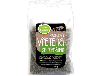 Green Apotheke Špaldová celozrnná vřetena se špenátem 300 g