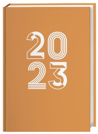 Neon Orange Kalenderbuch A5 2023